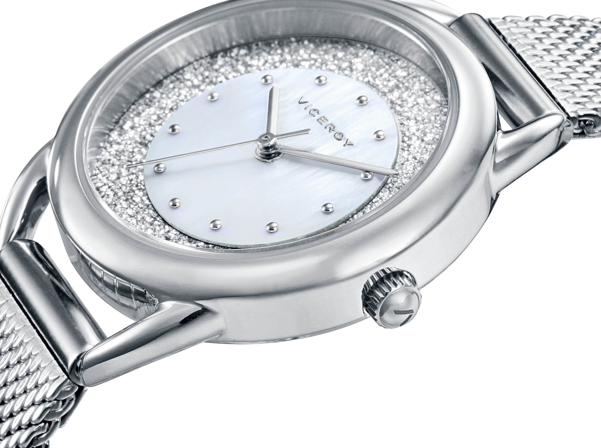 Comprar online y barato Reloj mujer Viceroy acero 3 agujas números árabes  ref. 401072-05 sin costes de envío.