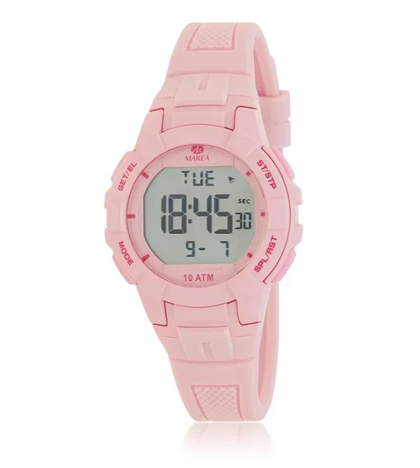 Reloj Marea Mujer Silicona color rosa y turquesa y bisel color rosa  B35355/8 - joyeria azofra