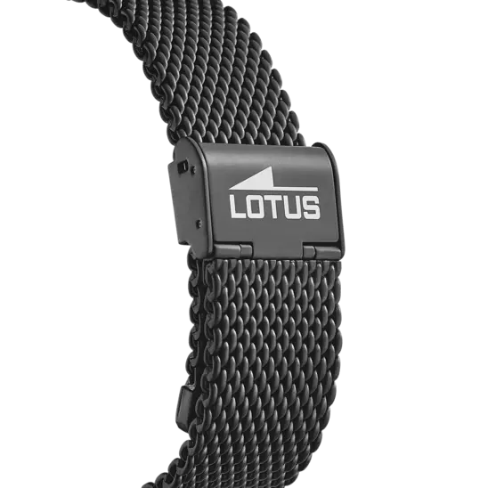 Reloj Lotus hombre negro cadena 18700-1