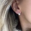 Pendientes Plata Fallera con perla cultivada - Imagen 2