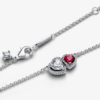 PANDORA Collar Halo Corazones  393632C01-45 - Imagen 4