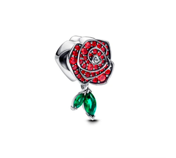 PANDORA Charm Rosa Floreciendo Brillante 793201C02