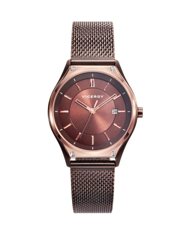 Reloj de Mujer Viceroy Air 471190-47 de acero con IP rosa y marrón