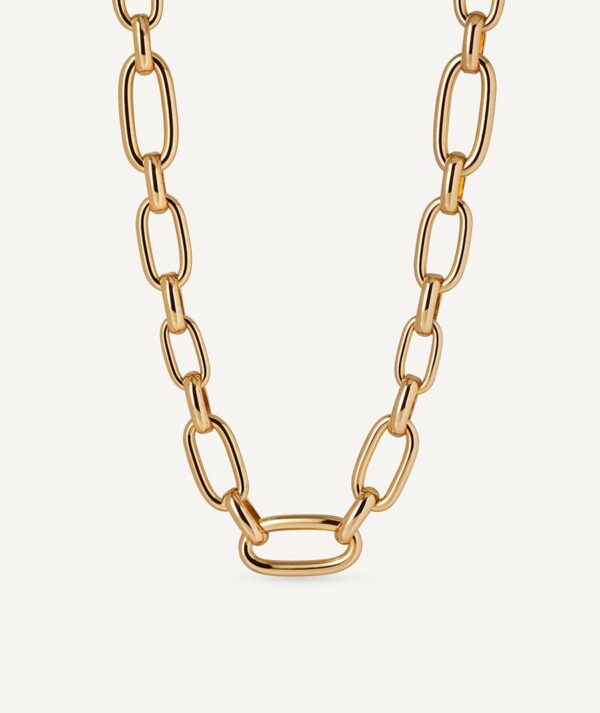 Collar Dorado con eslabones XL