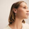 PENDIENTES NAUNET ARO ONDULADO - Imagen 5
