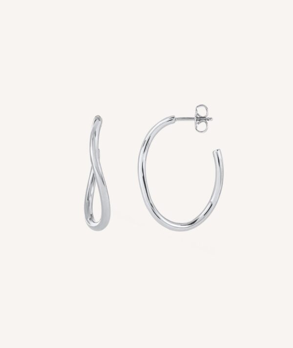 PENDIENTES NAUNET ARO ONDULADO