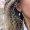 Pendientes Oro Blanco 18kts con Diamantes - Imagen 2