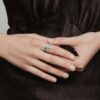 Anillo Aqua Piedras Naturales - Imagen 4