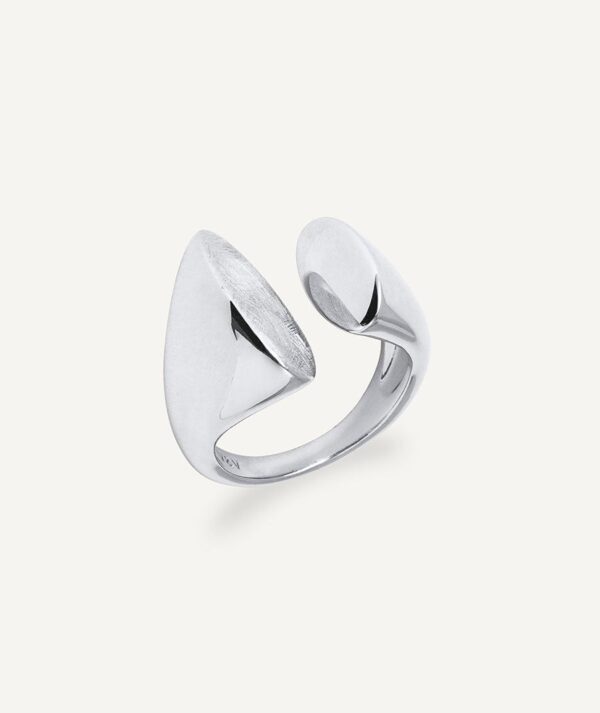 Anillo Ajustable Salina Baño de Plata