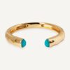 Brazalete rígido Illeta con Ágata turquesa - Imagen 2