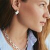 Collar eslabones plateado - Imagen 2