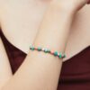Pulsera con piedras naturales combinadas Illeta multicolor - Imagen 2