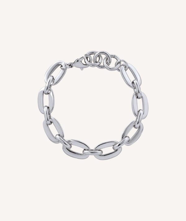 Pulsera Eslabones plateada