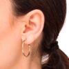 Pendientes Aro fino clip 30X2mm - Imagen 2