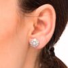 Pendientes flor Circonitas - Imagen 2