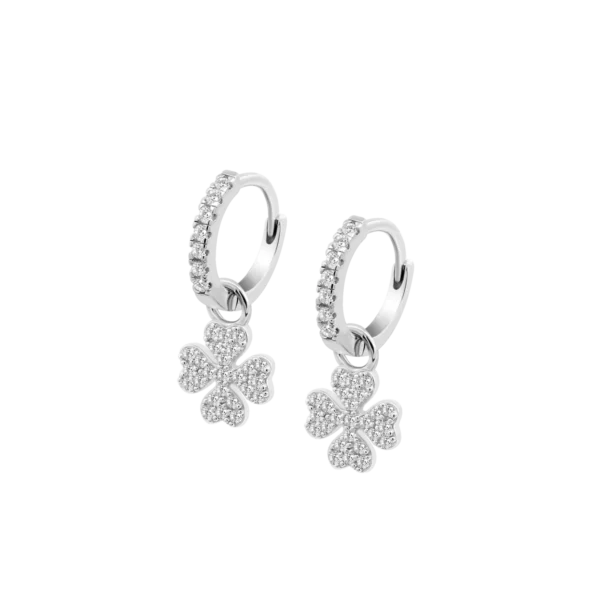 PENDIENTES TRÉBOL LOTUS SILVER LP3629-4/1 PLATA, MUJER
