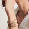 Pulsera Redosa chapado Oro 18 Kt tiras - Imagen 4