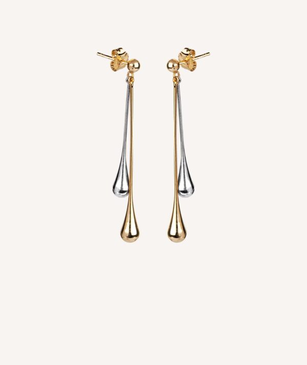 Pendientes largos y gotas
