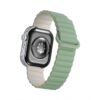 Reloj Smart caja de metal con correa de silicona verde - Imagen 2