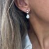 Pendientes de Plata Novia cuajados de circonitas - Imagen 2