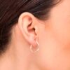 Pendientes Aro redondos 25X2mm - Imagen 2