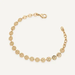 Pulsera Pedrera chapado en Oro 18 Kt