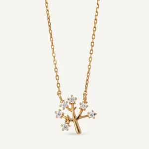 Collar Árbol con circonita