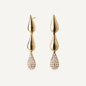 Pendientes Cascade con circonita