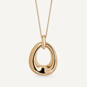 Colgante oval volumen textura Dual