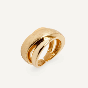 ANILLO TIRAS TEXTURA ARC Vidal & Vidal