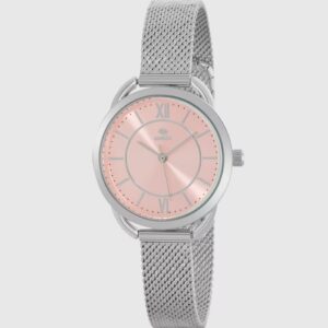 Reloj de mujer B41356/8 correa de acero y esfera rosa
