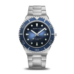 Reloj de hombre Classic 18940-707 de acero y esfera azul