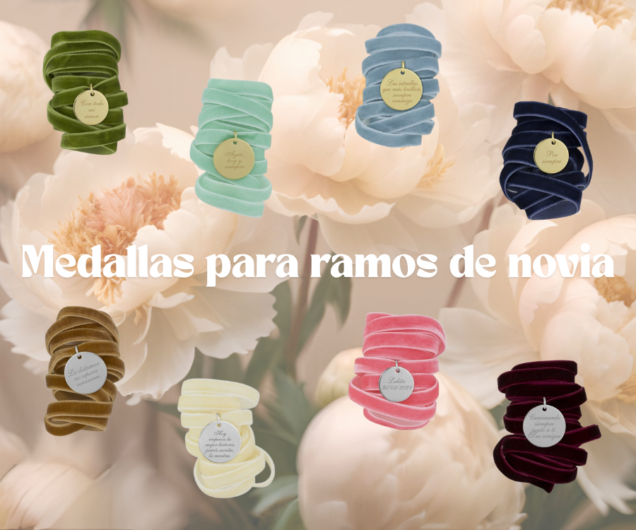 Medallas de ramos de novia