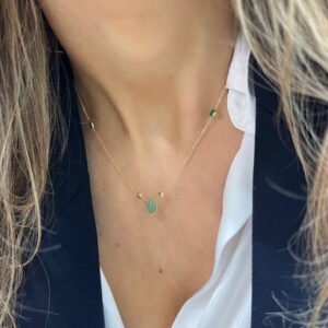 Gargantilla Oro 18kts con crisopás