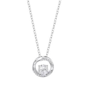 COLLAR LOTUS SILVER LP3910-1/1 PLATA, MUJER