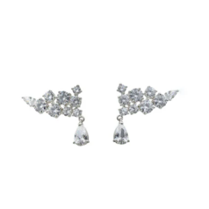 Pendientes Plata Earcuff con Circonitas