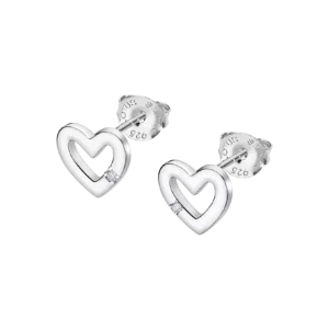 PENDIENTES CORAZÓN LOTUS SILVER MOMENTS LP3217-4/1 PLATA
