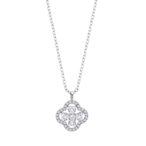 COLLAR LOTUS SILVER LP3895-1/1 PLATA, MUJER