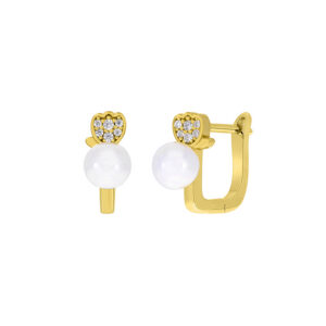 Pendientes Plata Marea Niña D03301/BX Perla Circonitas