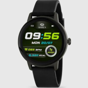 Smartwatch Marea B63005/1 con correa de silicona negro
