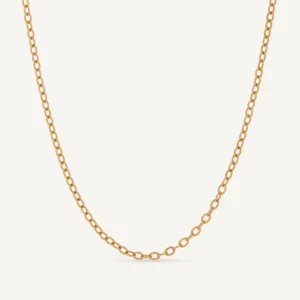 Cadena fina clásica eslabones