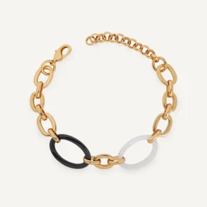 Pulsera eslabones Foclar bicolor