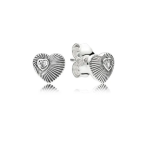 PANDORA Pendientes Plata corazón 297298CZ
