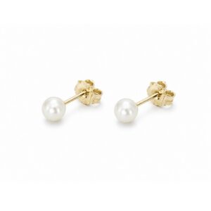 Pendientes Perlas Oro 9kts