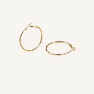 Pendientes Aro fino clip 40X2mm