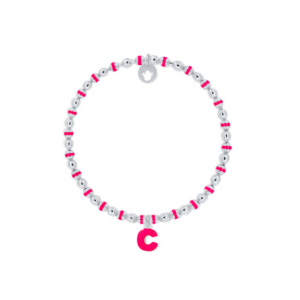 Pulsera Plata Color inicial La Petra