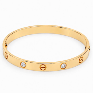 Pulsera Oro 18kt con Dos diamantes